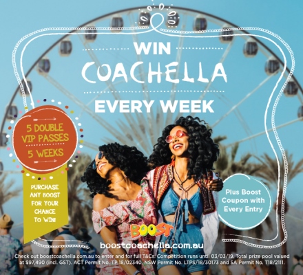 Coachella WIN BOOST JUICE