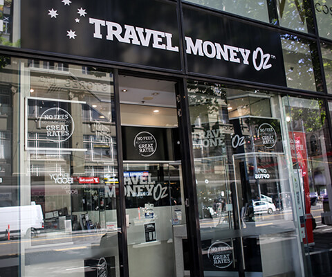 travel money oz melbourne central